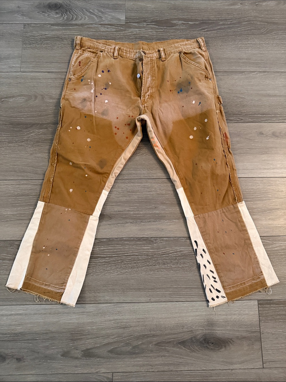 MNML Men's Carpenter Style Flare Pants